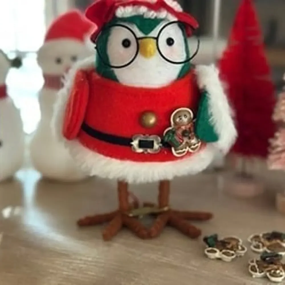 1 Custom Target Wondershop Mrs. Claus Bird and Santa bird